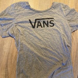 Vans Womens Gray Shirt Sz S